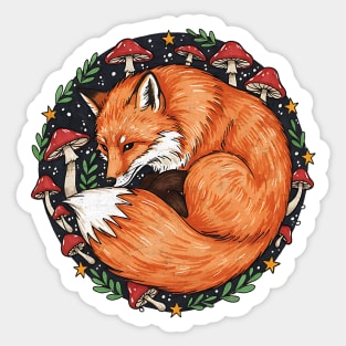Foxy Dreams Sticker